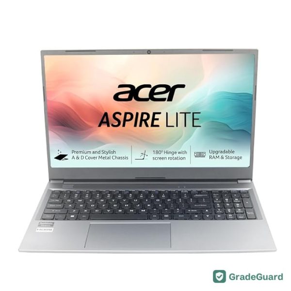 Acer Aspire Lite Ryzen 3 5400U 8GB/256GB — 15.6-inch (Refurbished) — graded and tested