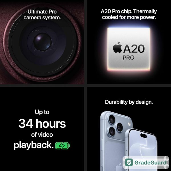 Apple iPhone 18 Pro 256GB — Glacier (Refurbished) — photo 9 Apple iPhone 18 Pro 256GB — Glacier (Refurbished) — graded and tested