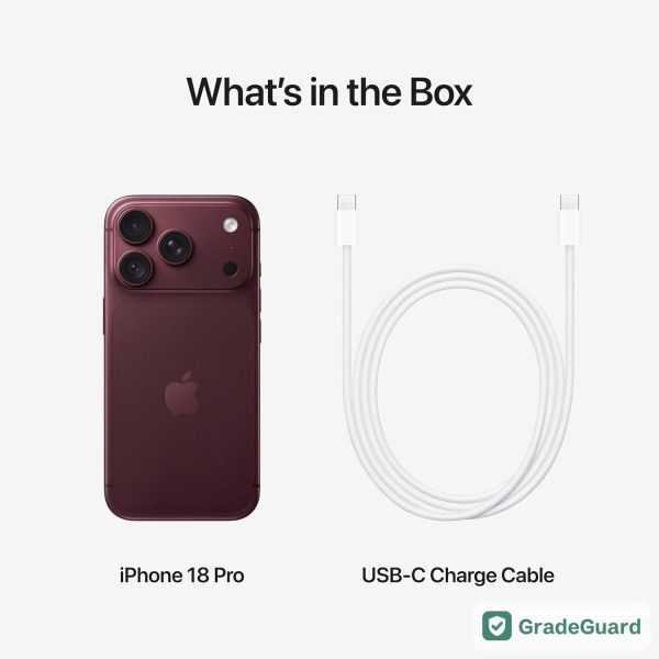 Apple iPhone 18 Pro 2TB — Burgundy (Refurbished) — photo 10 Apple iPhone 18 Pro 2TB — Burgundy (Refurbished) — graded and tested