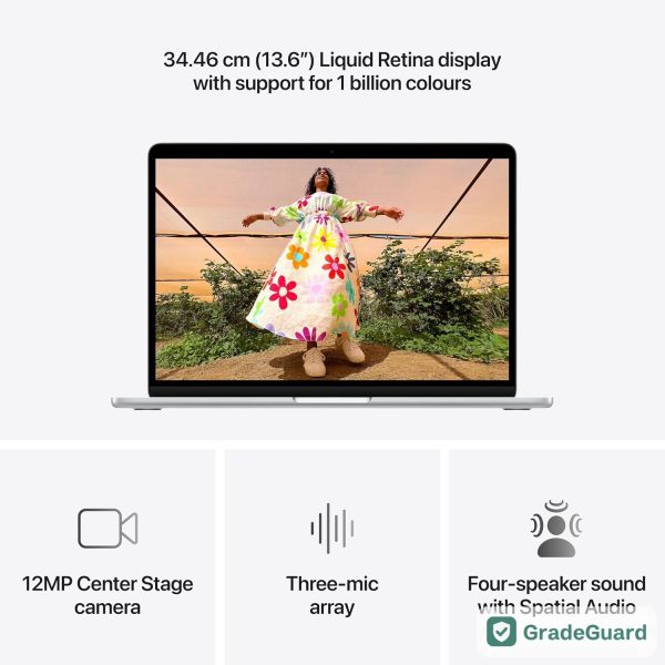 Apple MacBook Air 13-inch M5 16GB/1TB — Silver (Refurbished) — graded and tested