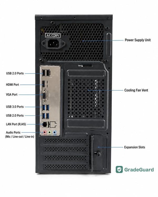 Assembled Desktop Core i5-3470 8GB/256GB SSD (Refurbished) — view 2