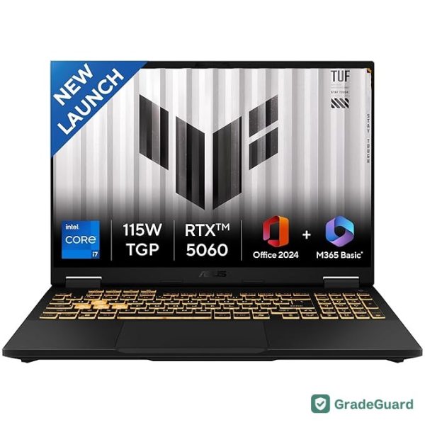 ASUS TUF F16 i7-14650HX RTX 5060 16GB/1TB (Refurbished) — graded and tested