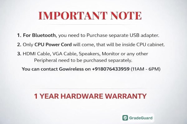 Desktop PC Core i3 2nd Gen 4GB/320GB (Refurbished) — view 8 Desktop PC Core i3 2nd Gen 4GB/320GB (Refurbished) — view 8