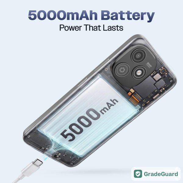 Lava Bold N4 Lite 32GB — Ghost Silver (Refurbished) — view 3 Lava Bold N4 Lite 32GB — Ghost Silver (Refurbished) — view 3