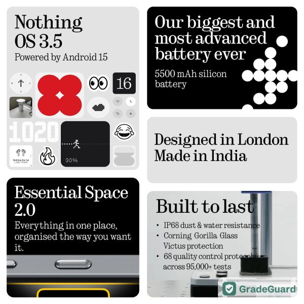 Nothing Phone (3) 256GB — Black (Refurbished) — view 10