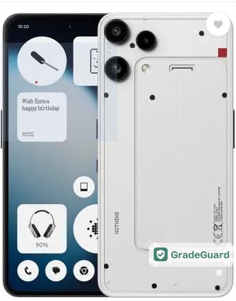 Nothing Phone (3a) Lite 128GB — White (Refurbished) — graded and tested
