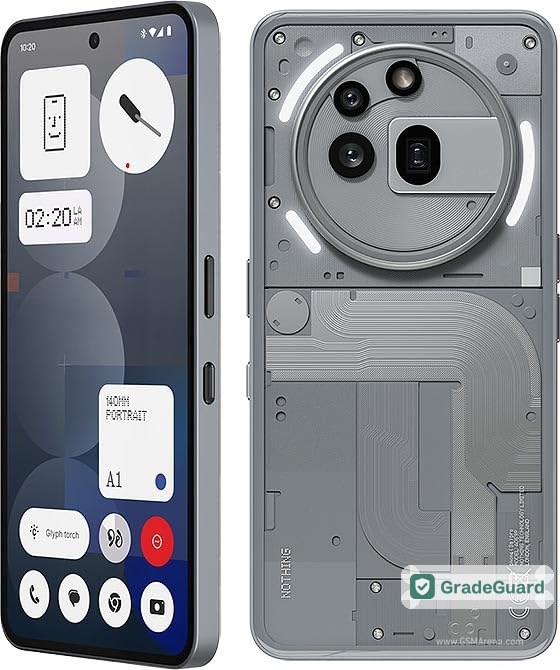 Nothing Phone (3a) Pro 5G 256GB — Grey (Refurbished) — graded and tested