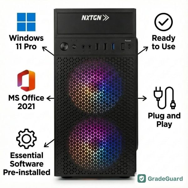 NXTGN Desktop Core i7-4770 16GB/512GB SSD (Refurbished) — view 3
