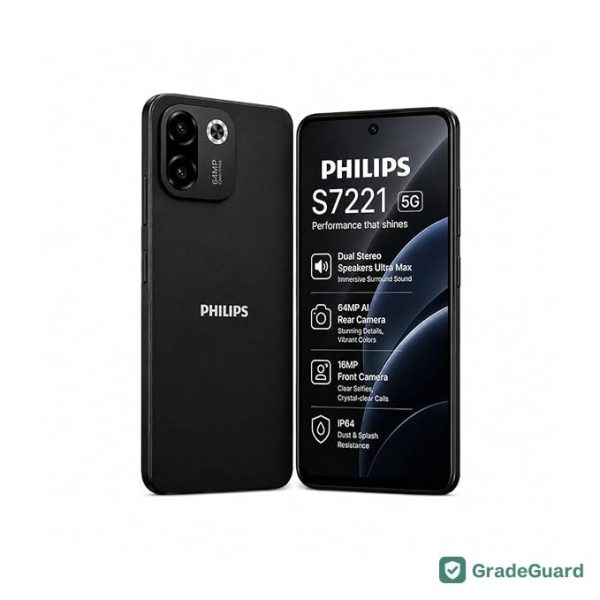 Philips S7221 5G — Black (Refurbished) — graded and tested Philips S7221 5G — Black (Refurbished) — graded and tested