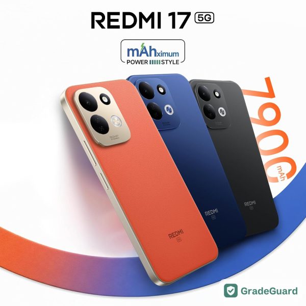 Redmi 17 5G 128GB — Eternal Orange (Refurbished) — view 2 Redmi 17 5G 128GB — Eternal Orange (Refurbished) — view 2
