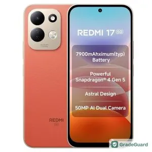Redmi 17 5G 128GB — Eternal Orange (Refurbished) — graded and tested