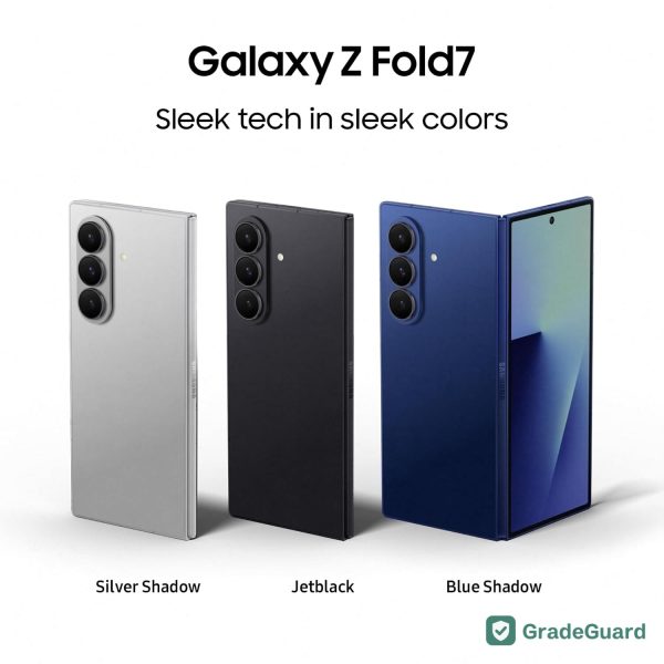 Samsung Galaxy Z Fold7 5G 256GB — Silver Shadow (Refurbished) — view 3 Samsung Galaxy Z Fold7 5G 256GB — Silver Shadow (Refurbished) — view 3
