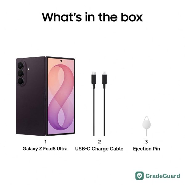 Samsung Galaxy Z Fold8 Ultra 5G 256GB — Violet Shadow (Refurbished) — view 10