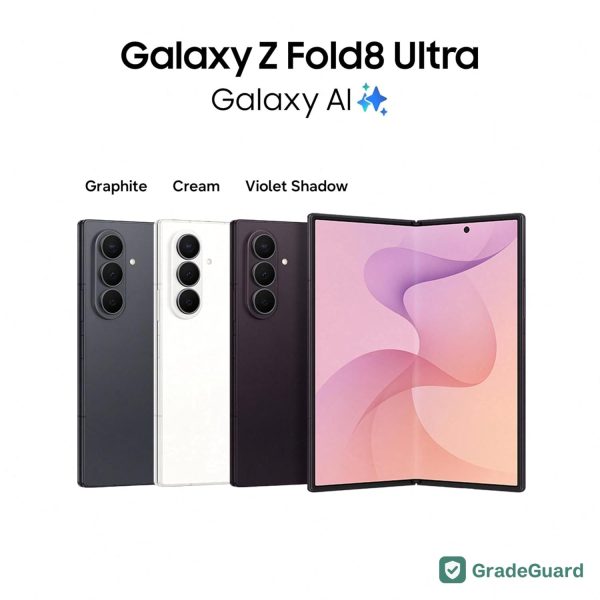 Samsung Galaxy Z Fold8 Ultra 5G 256GB — Violet Shadow (Refurbished) — view 2