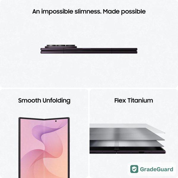 Samsung Galaxy Z Fold8 Ultra 5G 256GB — Violet Shadow (Refurbished) — view 4