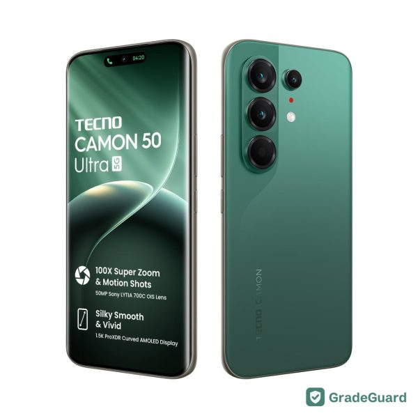 Tecno CAMON 50 Ultra 5G 256GB — Cypress Green (Refurbished) — view 13 Tecno CAMON 50 Ultra 5G 256GB — Cypress Green (Refurbished) — view 13