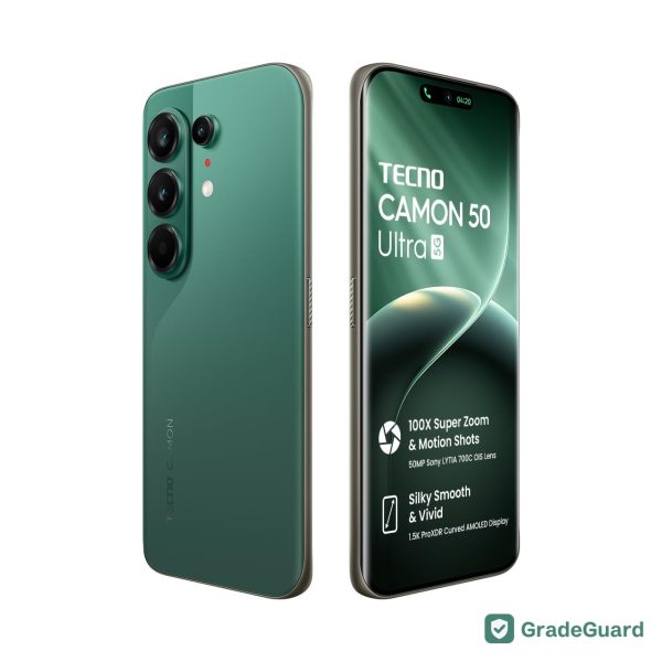 Tecno CAMON 50 Ultra 5G 256GB — Cypress Green (Refurbished) — view 3 Tecno CAMON 50 Ultra 5G 256GB — Cypress Green (Refurbished) — view 3
