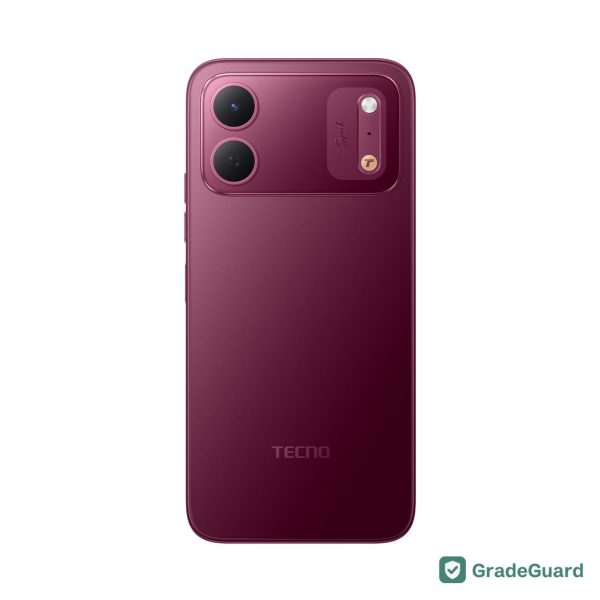Tecno Spark Go3 Pro 128GB — Burgundy Red (Refurbished) — view 3