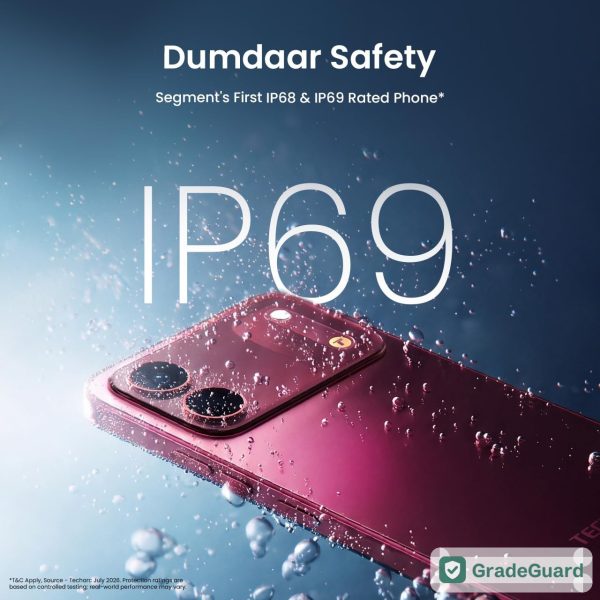 Tecno Spark Go3 Pro 128GB — Burgundy Red (Refurbished) — view 9