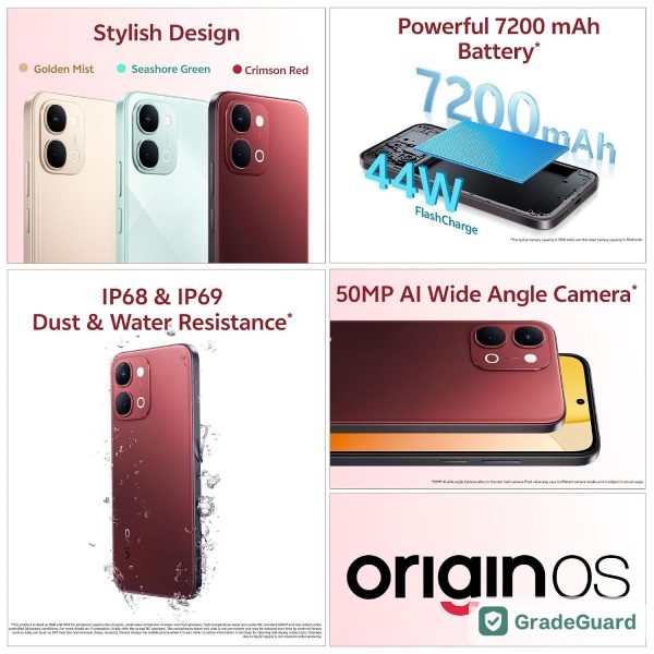 vivo Y31t 5G 128GB — Crimson Red (Refurbished) — view 2