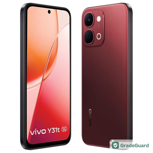 vivo Y31t 5G 128GB — Crimson Red (Refurbished) — view 4